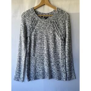 Buffalo David Bitton Navy Detailed Knit Sweater- Size M